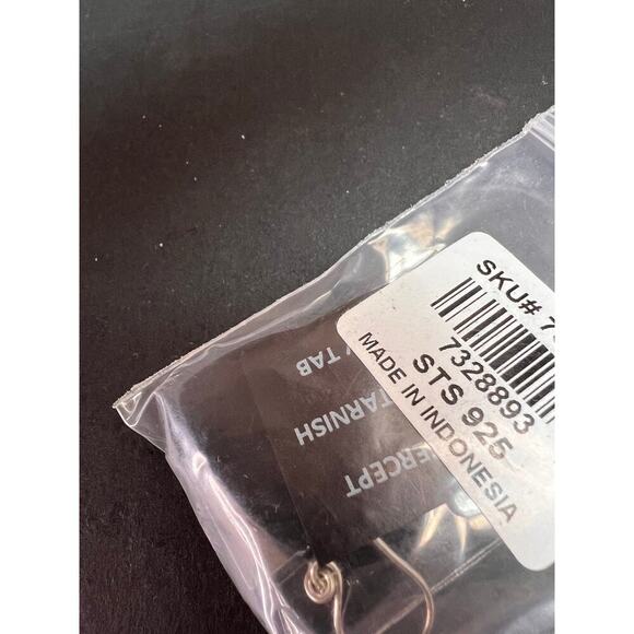 NEW Abalone shell sterling silver dangle earrings - Picture 10 of 10